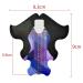 100pcs Extra Long Blue Purple Fish Pattern Adhesive Stiletto Nail Forms for UV Gel and Acrylic Extension - HJ-NTF049 - Buy Online on GoSupps.com