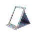 PNVXNUS Folding Travel Mirrors  Vanity Mirror with Desktop Standing Personal Portable Makeup Mirror (Multicolor) Multi Color