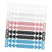 Solustre 10st ear bracket buckle practical ear cable extension buckle earrings white made of hook mask strap buckle mask cord buckle ordinary connected earring 15x1.5cm