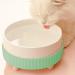 Buy Eactel Heated Animal Drinking Water Bowl - Rechargeable Pet Heater & Fountain for Cats Kittens & Puppies - Green - Buy Online on GoSupps.com