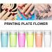 Artocct Clear Silicone Nail Art Stamp Set with Lid & Scraper - Pink | Perfect for Manicure & Nail Art Stamping - Buy Online on GoSupps.com