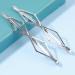 Yheakne Vintage Silver Hair Clips - Decorative Geometry Bobby Pins for Women & Girls - 2 Pack Metal Hair Accessories - Buy Online on GoSupps.com