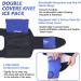 Hilph Reusable Knee Ice Pack Wrap with 2 Gel Packs - Cold Compress Therapy for Knee Pain Relief, Swelling, Arthritis, ACL, Meniscus Tear - After Surgery Care - Buy Online on GoSupps.com