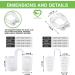 Extra Strength Anti Snoring Devices - 14 Piece Set: Silicone Magnetic Snore Stopper & Nose Relief Nasal Dilator for Improved Nighttime Sleeping - Buy Online on GoSupps.com