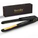 Terviiix 24K Titanium Pencil Hair Crimper for Volume Crimper Hair Iron for Thin Hair Roots Mini Crimping Iron with Mirco Crimp Plates for Maximum Root Volumize Travel-Ready Dual Voltage 1/2 Inch 1/2''