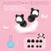Kids Ear Plugs 2 Pairs | Reusable Silicone Noise Cancelling Earplugs for Ages 6-12 | Ear Protection for Concerts Flying & School (Black & Blue - Buy Online on GoSupps.com