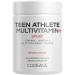 Codeage Teen Athlete Multivitamin+ Sports Supplement - Creatine Methylated B Vitamins Taurine UC-II Collagen Ferrochel Iron Ashwagandha Magnesium Electrolytes - Non-GMO - 60 Capsules