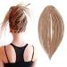 20 inch 10 strands/pack of synthetic dreadlocks double ended extensions thin 0.6cm crocheted braided hair soft dreads reggae hip-hop hippie style deep blonde 20inch-double ended 24#