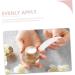 100pcs Spoon Cream Spoon Tool Face Care Products Mini Spoon Face Spatula Makeup Spatula Eye Cream Spoon Face Cream Spoon Applicator for Eye Cream Scraper 5.50X1.50X0.10CM White - Buy Online on GoSupps.com