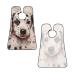Stylish Puppy Print Beard Bib Apron - Non-Stick Hair Catcher for Men | Perfect Shaving Gift | One Size Black - Buy Online on GoSupps.com