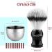 Anbbas Men's Shaving Set - 3-in-1 Wet Shave Gift Set with Synthetic Brush Bowl & Holder - Perfect for Classic Shaving - Buy Online on GoSupps.com