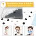 200pcs Elastic Cord Locks Toggles for Drawstrings - Silicone Round Cord Stops - Non-Slip Adjustable Buckler - Mask Adjuster for Suppliers - White 100pcs Black 100pcs - Buy Online on GoSupps.com