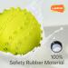 Laroo Dog Toys - Durable Natural Rubber Squeaker Football for Small & Large Dogs (6.5cm Green) - International Shipping Available - Buy Online on GoSupps.com