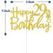 Tenhaisi Gilttery Gold Happy 29th Birthday Cake Topper Cheers to 29 Birthday Party Decoration Birthday Party Decoration - Buy Online on GoSupps.com