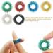 Miokycl 6Pcs Spiky Sensoric Finger Massage Rings - Stress Relief Acupressure Toys in Gold Silver Black Red Blue Green | International Shipping - Buy Online on GoSupps.com