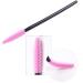 BIHRTC Pack of 100 One-Off Disposable Silicone Eyelash Mascara Brushes Wands Set - Deep Pink - Buy Online on GoSupps.com
