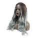 Shop Grey Curly Long Wig for Women - Brazilian Synthetic Hair for 50s 60s 70s 80s Cosplay - Buy Online on GoSupps.com