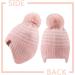 XIAOHAWANG Striped Winter Baby Beanie Hat - Boys Girls Toddler Kids | Warm Children Classic Beanie Hats - Pink | 2-4 Years - Buy Online on GoSupps.com
