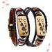 ABOOFAN 2pcs adjustable bracelet Leather Wrist Cuff Woven Wrist Cuff bracelet bracelets beaded mens beaded bracelet leather bracelet wrap Cords Bracelets student stackable birthday present 20X2cmx2pcs As Shownx2pcs - Buy Online on GoSupps.com
