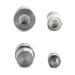 QWORK Handmade Manual Press Machine with 2 Pair Mini Dies Stud Rivet Setter Punch (8mm + 10mm Diameter) - Buy Online on GoSupps.com