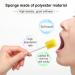 Buy Sterile Oral Sponges - 100 pcs Yellow Dental Swabs for Perfect Oral Hygiene | Mouth Care Foam & Cotton Swabs - Buy Online on GoSupps.com