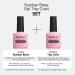 AIMEILI 4 in 1 Rubber Base Gel & Top Coat Set - 2 x 10ML Soak Off UV LED Gel Nail Polish for Glossy & Long Lasting Manicure - Buy Online on GoSupps.com