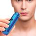 Mini Electric Shaver for Men Portable Car Rechargeable Shaver USB Rechargeable Razor Wet & Dry Use Rotary Electric Shaver for Travel Blue - Buy Online on GoSupps.com