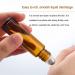 10pcs 10ml Glass Roller Bottles with Bamboo Lid - Aromatherapy Travel Perfume Bottles - Buy Online on GoSupps.com