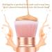 Falliny Retractable Make-Up Brush | Travel Kabuki Powder & Liquid Foundation Brush | Portable Rose Gold Brush with Cover for All Skin Types - Buy Online on GoSupps.com