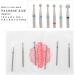 6Pcs Stainless Steel Nail Drill Bit Set for Manicure Accessories - Nail Art File Bits Tools (#3) - Buy Online on GoSupps.com