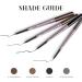 Music Flower Double Ended Waterproof Eyebrow Pencil - Smudgeproof & Long Lasting Eye Makeup in Light Brown - Buy Online on GoSupps.com