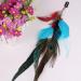 Handmade Peacock Feather Hippie Hair Extension Headband Bohemia Feather Hair Clips Comb with Bead Women Hairpin Headdress DIY Accessories - Buy Online on GoSupps.com