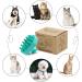 AneouLife Cat Grooming Brush with Soft Bristles - Shedding and Massage Brush for Cats & Dogs with Short, Medium, and Long Hair (Green) - Buy Online on GoSupps.com