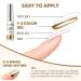 RARJSM Metallic Gel Liner Nail Art Set - Silver Bronze & Gold - 3D Mirror Chrome Effect - 8ml Gel Polish with Thin Brush for Home Salon - Curing Required - Buy Online on GoSupps.com