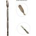 Stainless Steel Dual Head Cuticle Nail Pusher - Professional and Personal Use Nail Art Tool for Manicure and Pedicure - Buy Online on GoSupps.com