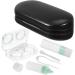 Buy Healeved Double Layer Glasses Case Set - Durable Eyeglasses Holder & Travel Lens Case | Hard & Leather PU Design for All Types of Glasses - Buy Online on GoSupps.com