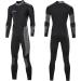 ZCCO Men's 5mm Neoprene Wetsuit - Front Zip Full Body Diving Suit for Snorkeling, Scuba Diving, Swimming, Surfing - Black, Large - Buy Online on GoSupps.com