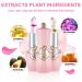 BINGBRUSH Color Changing Lipstick Set - Long Lasting Moisturizing Lip Care with Pink Crystal Flower Jelly - Korean Magic Lip Gloss for Women - 2pcs - Buy Online on GoSupps.com