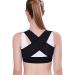 Correction Posture Back Shoulder Posture Corrector Back Support Brace Belt Adjustable Strap Back Straightener Black M Black M