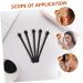 FOMIYES 30pcs Double Ended Eye Shadow Stick Disposable Sponges Eyebrow Brush Applicator Lip Gloss Disposable Sponge Head Eyeshadow Makeup Blending Sponge Eyeliner Brush - Buy Online on GoSupps.com