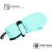 Highcamp Kids Waterproof Winter Snow Ski Mitten Gloves with Zipper - Aqua, M (6-8 Y) - Buy Online on GoSupps.com
