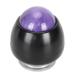 Assemblable massage ball scooter for the back and shoulder trigger point massager for relieving muscle pain and knot suction tools on the wall (violet)