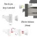 Sylbx Magnetic Cabinet Lock Set - 4 Locks + 1 Key | Invisible Child Safety Locks for Cupboards & Drawers | No Drilling or Tools Required | Secure Your Home - Buy Online on GoSupps.com