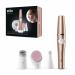 Braun FaceSPA per beauty set with facial epilier women / women's beard remover facial cleaning brush storage box hair removal cleaning and skin tightening SE921 Facespa Pro 921