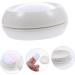 FOYTOKI 1 Set Powder Box Empty Powder Case Powder Puffs Empty Reusable Loose Powder Compact Container - Buy Online on GoSupps.com