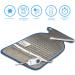Newsumit Heating Cushion for Neck & Back Pain Relief | 3 Temperature Levels | Rapid Warm-Up | 90min Auto Shut-Off | 63x42cm - Buy Online on GoSupps.com