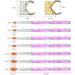 Iyowei 10PCS Reusable Nail Art Extension Forms + 7PCS Nail Art Brush Guide Tool - Acrylic Nail Art Tips & Manicure Accessory - Buy Online on GoSupps.com