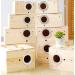 Pine Wood Parakeet Nest Box for Lovebirds, Cockatiel, Parrotlets - Budgie Breeding and Mating House - Buy Online on GoSupps.com