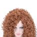BGHJUE African Curly Hair Brown Shoulder Curls Wig - Heat Resistant Middle Part for Women - Buy Online on GoSupps.com