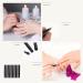 Lurrose 10 Pieces Nail Polish Kit - Clear Nail Oil & Nutrition Pins for Healthy Nails & Eyelash Growth - International Shipping Available - Buy Online on GoSupps.com